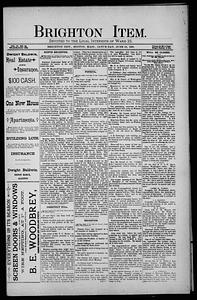 The Brighton Item, June 13, 1891
