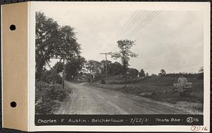 Contract No. 21, Portion of Ware-Belchertown Highway, Ware and Belchertown, land of Charles F. Austin, Plan No. S-2, Belchertown, Mass., Jul. 22, 1931