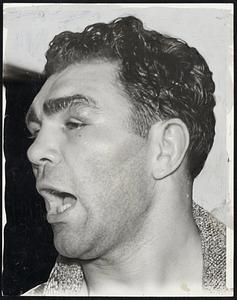 Max Schmeling after fight with Joe Louis June 22