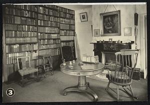 Corner in study furnished by Concord Antiquarian Soc.