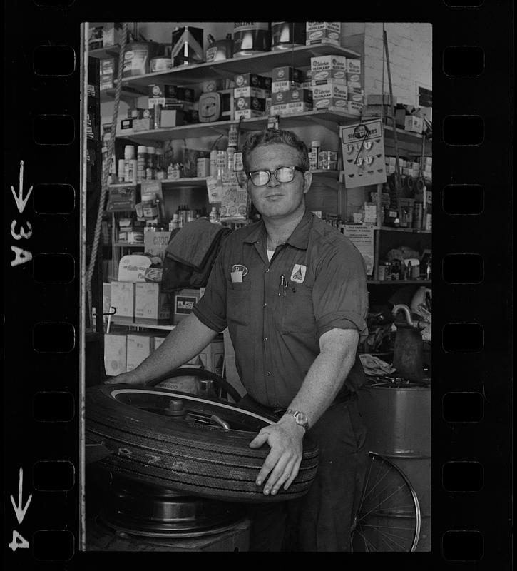 Mechanic working at Noyes Citgo station