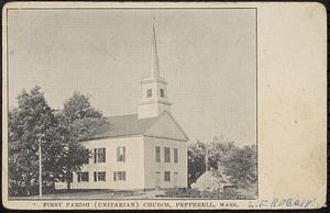 First Parish (Unitarian) Church and old brick schoolhouse