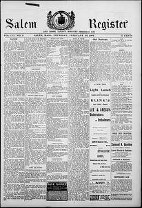 Salem Register and Essex County Mercury