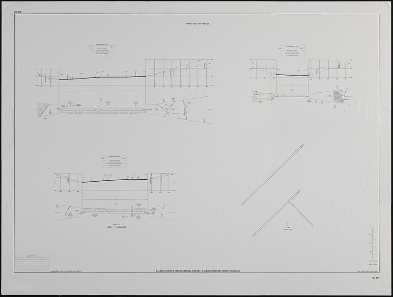 Airport obstruction chart, OC 516, Raleigh-Durham International Airport, Raleigh/Durham, North Carolina