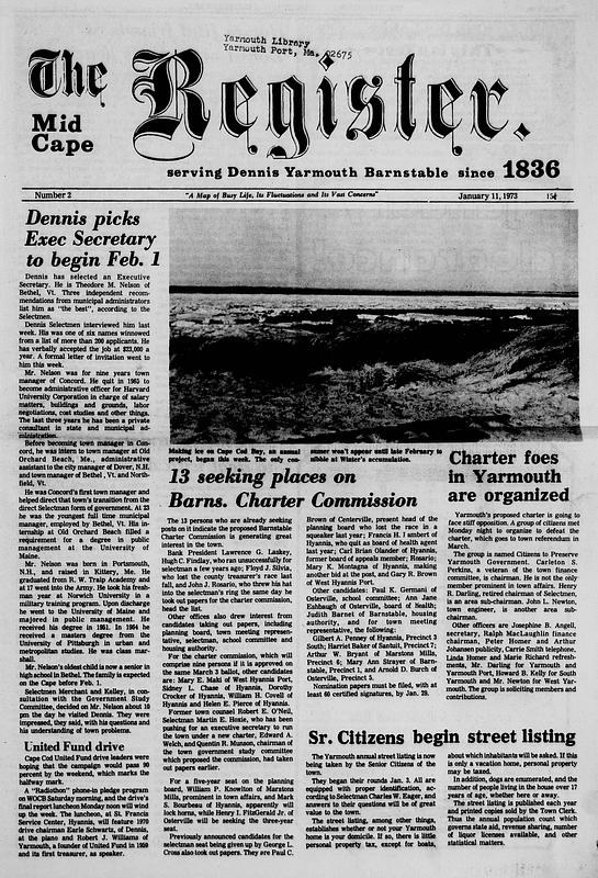 The Mid-Cape Register. January 11, 1973 - Digital Commonwealth