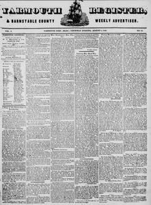 Yarmouth Register, & Barnstable County Weekly Advertiser