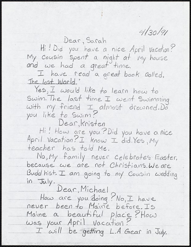 Dear Sarah, hi!