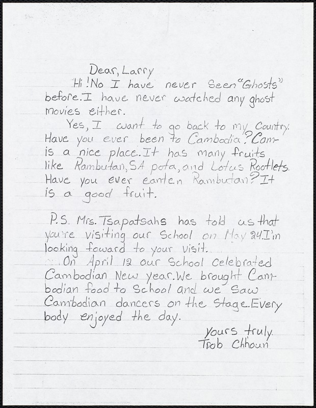 Dear Larry, hi!