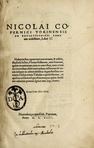 Nicolai Copernici Torinensis De revolutionibus orbium coelestium libri VI ...