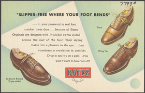 "Slipper-free where your foot bends."