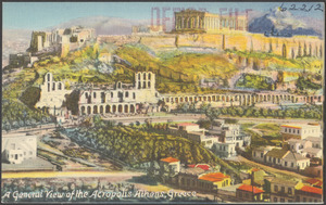 A general view of the Acropolis, Athens, Greece