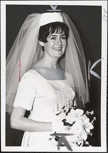 Barbara Hapeman becomes bride