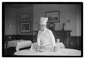 Max Hofer, pres. Of Epicurean Club and chef of the Union Club