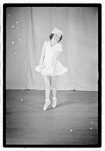 Girl ballet dancer in costume