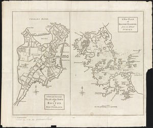 A new and accurate plan of the town of Boston in New England