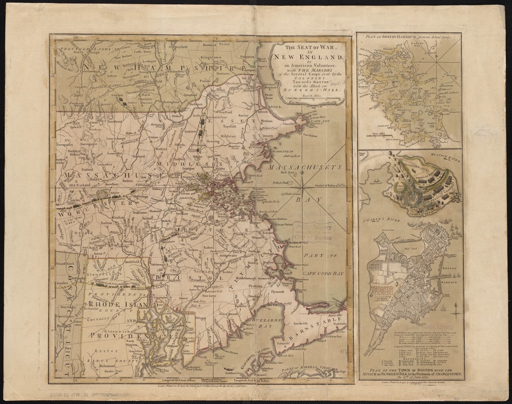 The seat of war in New England, by an American volunteer