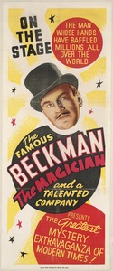 The famous Beckman the magician and a talented company presents the greatest mystery extravaganza of modern times!
