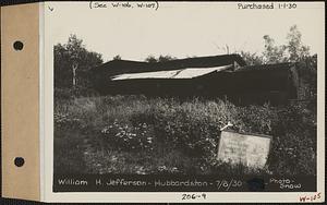William H. Jefferson, sawmill, Hubbardston, Mass., Jul. 8, 1930