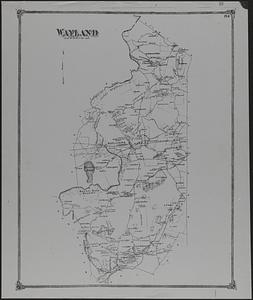 Wayland Massachusetts map