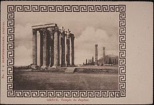 Grèce. Temple de Jupiter