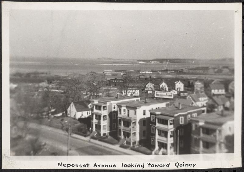 Neponset Avenue looking toward Quincy