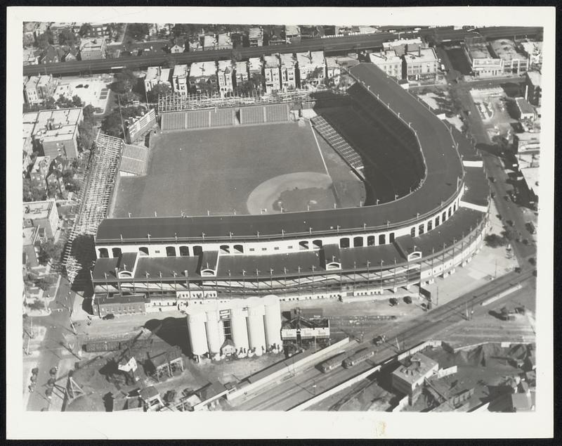 Where Chicago Will See the Worlds Series. An air photograph of the ...