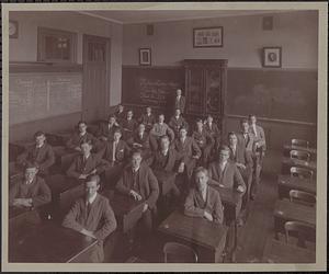 Boston Latin School, interior, Classroom Photo, Class A. III