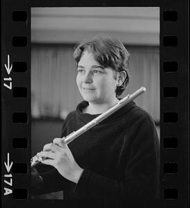 Lea Pearson with flute