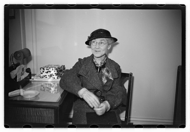 Mrs. Townsend, wife of Townsend old age plan