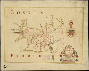A draught of Boston Harbor by Capt. Cyprian Southake