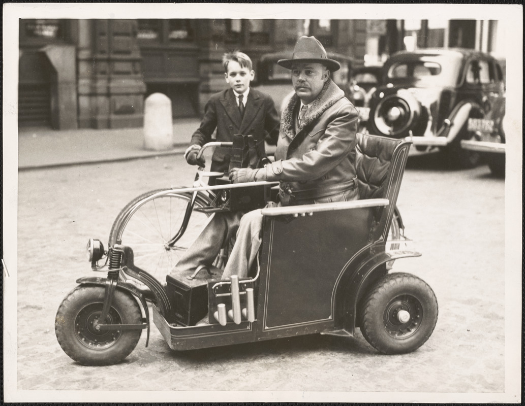 Cambridge "Sparks" and his radio scooter