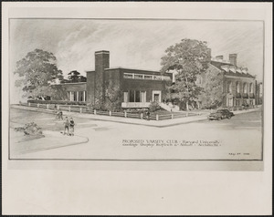 Proposed Varsity Club, Harvard University