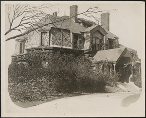 The Lowell home on Quincy Street, Cambridge