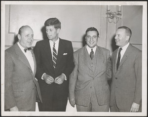 Bernard Baldwin, Senator John F. Kennedy, Dr. Charles H. Brusch