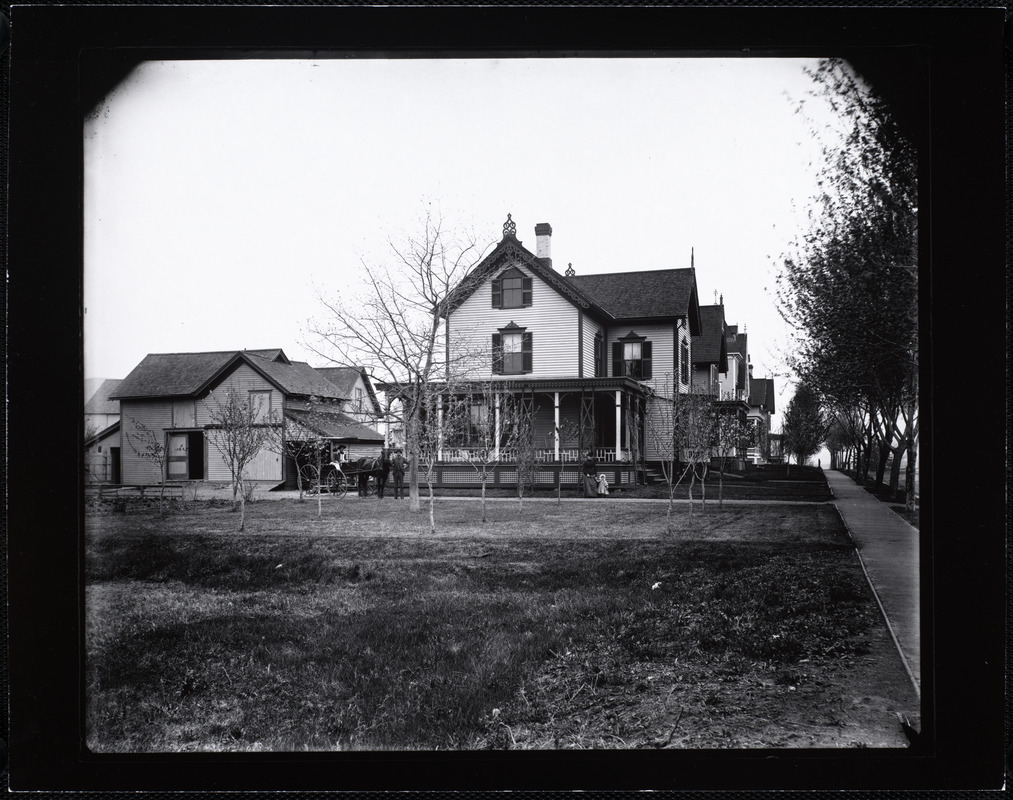 Gothic Revival house on a residential street