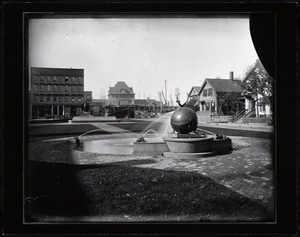 Turtle fountain, Stearns Square, Springfield