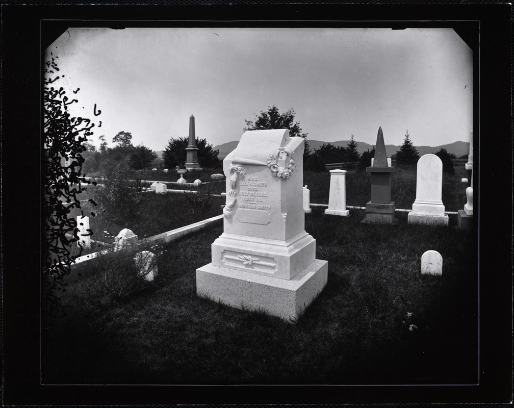 Headstone of Eliza R. Smith and C. Morgan Smith