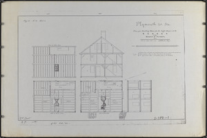 Plymouth Lt. Sta., plan of a dwelling house for the light keeper at the Gurnet in the harbour of Plymouth, Mass.
