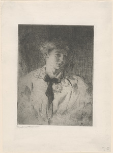 Head of a young girl (second plate)