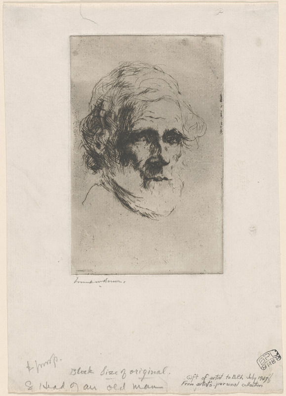 Head of an old man