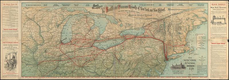 The health and pleasure resorts of New York and New England, the best way to reach them via "America's greatest railroad"