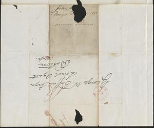John Webber to George Coffin, 26 June 1833