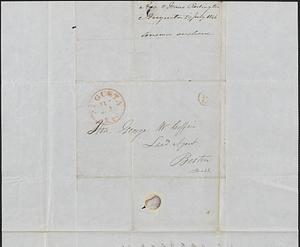 Asa and Isaac Redington to George Coffin, 29 July 1846