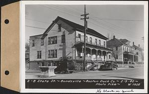 2-8 State Street, tenements, Boston Duck Co., Bondsville, Palmer, Mass., Feb. 9, 1940