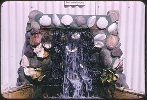 Fountain framed with shells