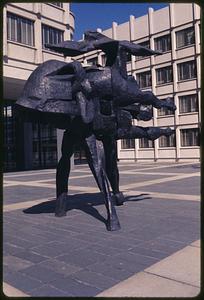 Thermopylae sculpture, John F. Kennedy Federal Building, Boston