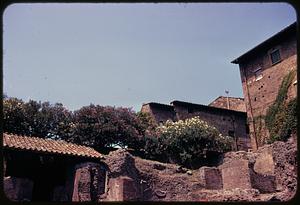 Brick ruins, Rome, Italy