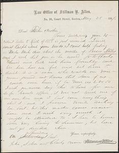 Letter from John D. Long to Zadoc Long and Julia D. Long, May 28, 1867