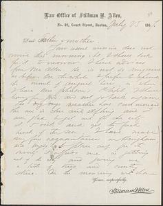 Letter from John D. Long to Zadoc Long and Julia D. Long, July 25, 1867