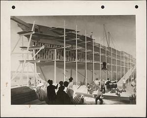 The construction of a clipper ship